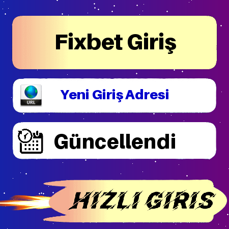 Fixbet giriş adresi